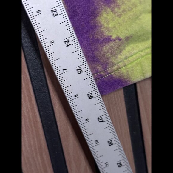 I.AM.GIA Pants Small Womens Green Purple Tie Dye 100% Cotton Sweatpants Fleece - Picture 5 of 10